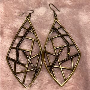 Geometric Gold Earrings